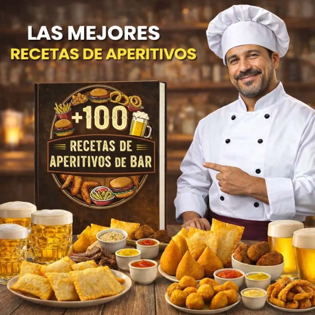 El Secreto de los Mejores Aperitivos y Botanas de Bar - +100 Recetas